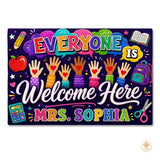 Personalized Classroom Doormat with Custom Teacher Name