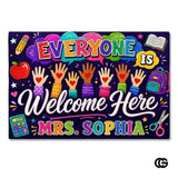 Personalized Classroom Doormat with Custom Teacher Name