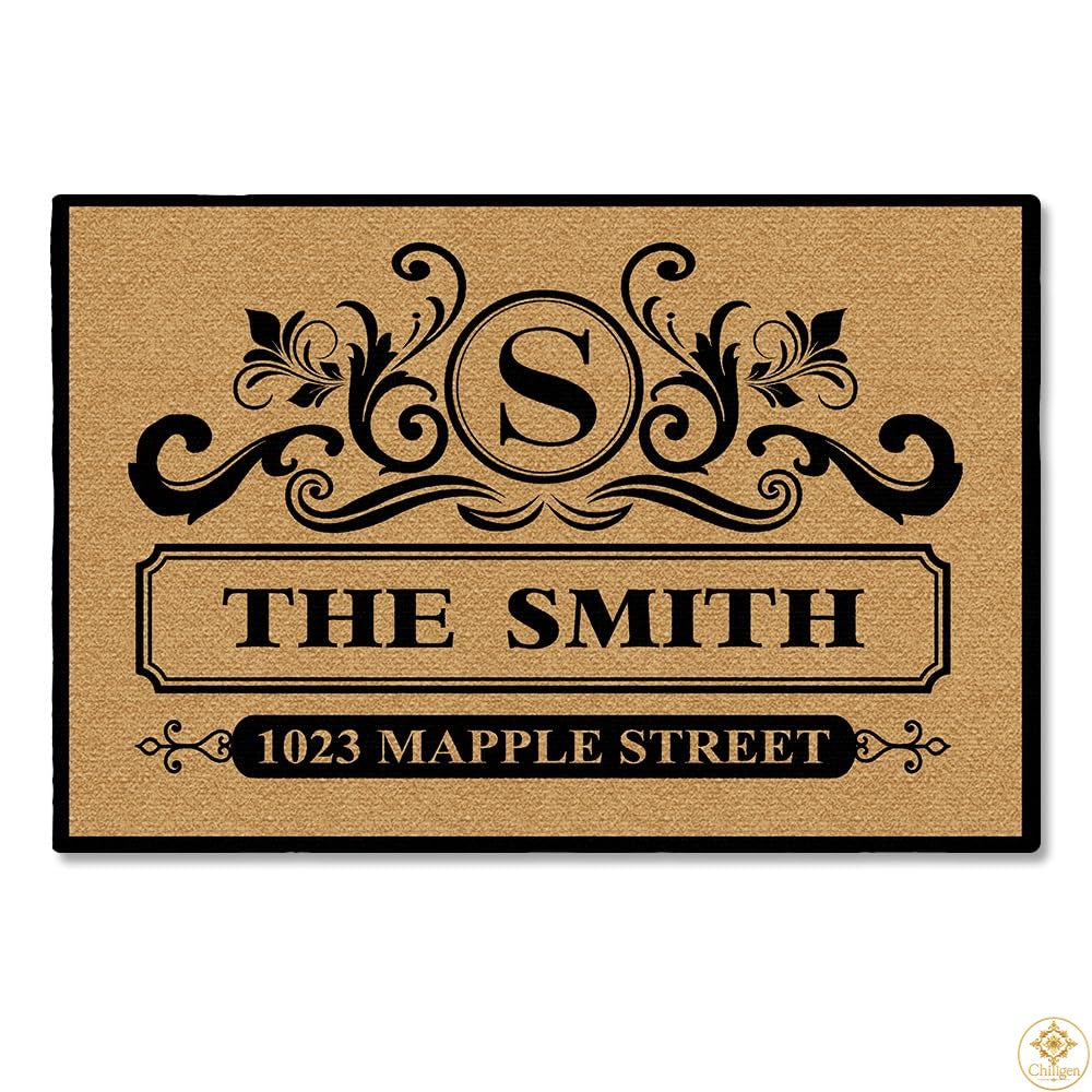 Custom Monogram Doormat
