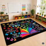 Custom Reading Corner Welcome Mat for Classroom and Library - Style 5