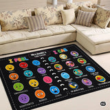 Custom Composition Notebook Rug for Classroom and Kids Room - Feeling #2 / 2' x 3' (Rectangular)
