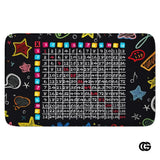 Custom Mathematics Education Rug for Classroom and Playroom