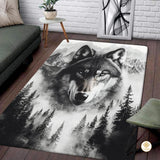 Custom Wolf Welcome Doormat for Home and Entryway - Wolf-ds17