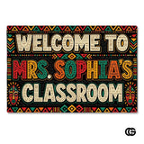 Personalized Welcome Doormat with Family Name and Address