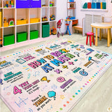 Custom Math Area Rug