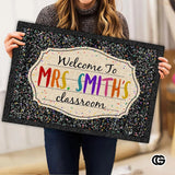 Custom Notebook Welcome Mat for Classroom and Back to School