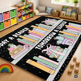 Custom Classroom Library Welcome Mat for Kids and Teachers