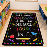 Personalized Welcome Doormat with Family Name and Address