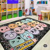 Custom Composition Notebook Rug for Classroom and Kids