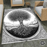 Custom Tree of Life Welcome Mat for Living Room and Bedroom - Tree-ds14