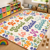Custom Book Rug for Classroom and Reading Nooks - A Good Day To...