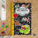 Custom Composition Notebook Welcome Mat for Kids and Classroom - A+ Style / 2' x 3' (Rectangular)