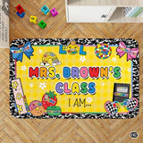 Personalized Welcome Doormat with Family Name and Address