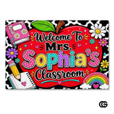 Custom Classroom Welcome Mat for Front Door and Entryway