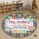 Personalized Notebook Welcome Mat with Family Name and Address