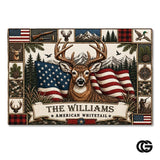 Personalized Welcome Doormat with Family Name and Address