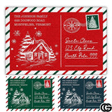 Personalized Christmas Doormat with Custom Family Name