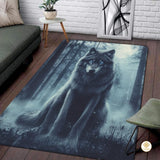 Custom Galaxy Wolves Rug for Boy Room and Bedroom