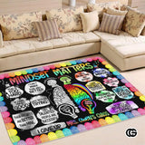 Custom Family Name Welcome Doormat for Front Door and Entryway - Mindset