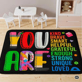 Personalized Welcome Doormat with Family Name and Address