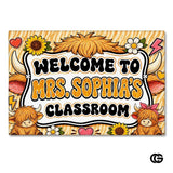 Personalized Classroom Doormat with Custom Teacher Name - Class-07