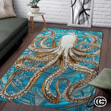 Custom Octopus Welcome Mat for Front Door and Entryway