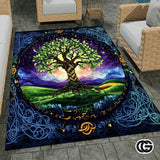 Custom Tree of Life Doormat with Celtic Design and Soft Mat - Tree-ds19