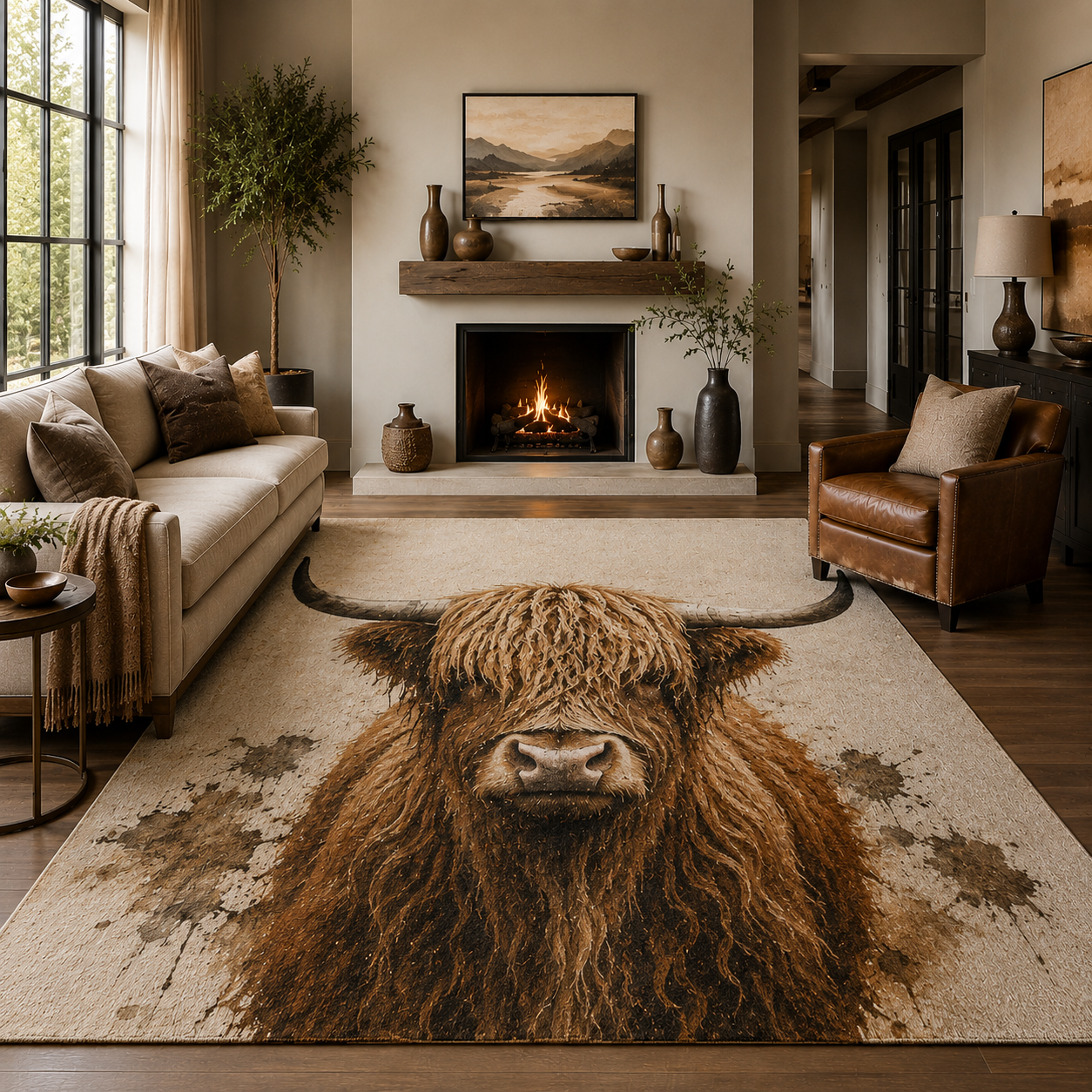Highland Cow Rugs