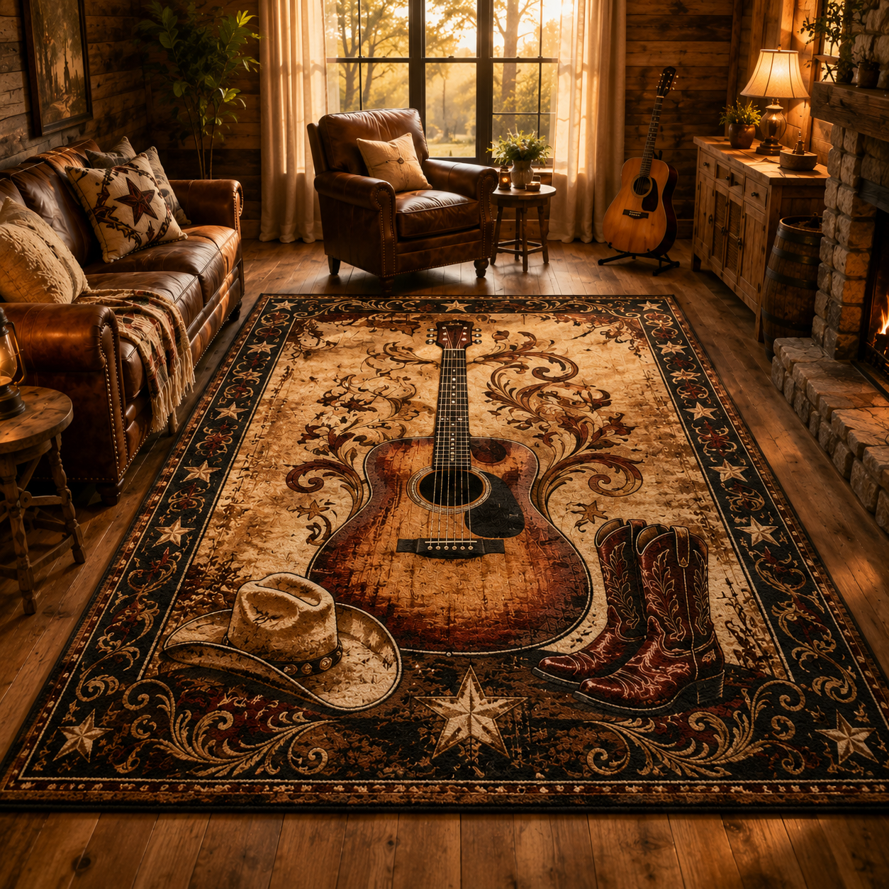 Country Music Rugs