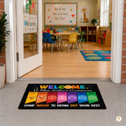 Personalized Classroom Doormat with Custom Teacher Name