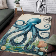 Custom Octopus Welcome Mat for Front Door and Entryway