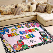 Custom Composition Notebook Classroom Rug for Kids - Clipboard Style / 2' x 3' (Rectangular)