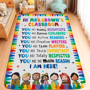 Personalized Family Name Doormat with Monogram and Address