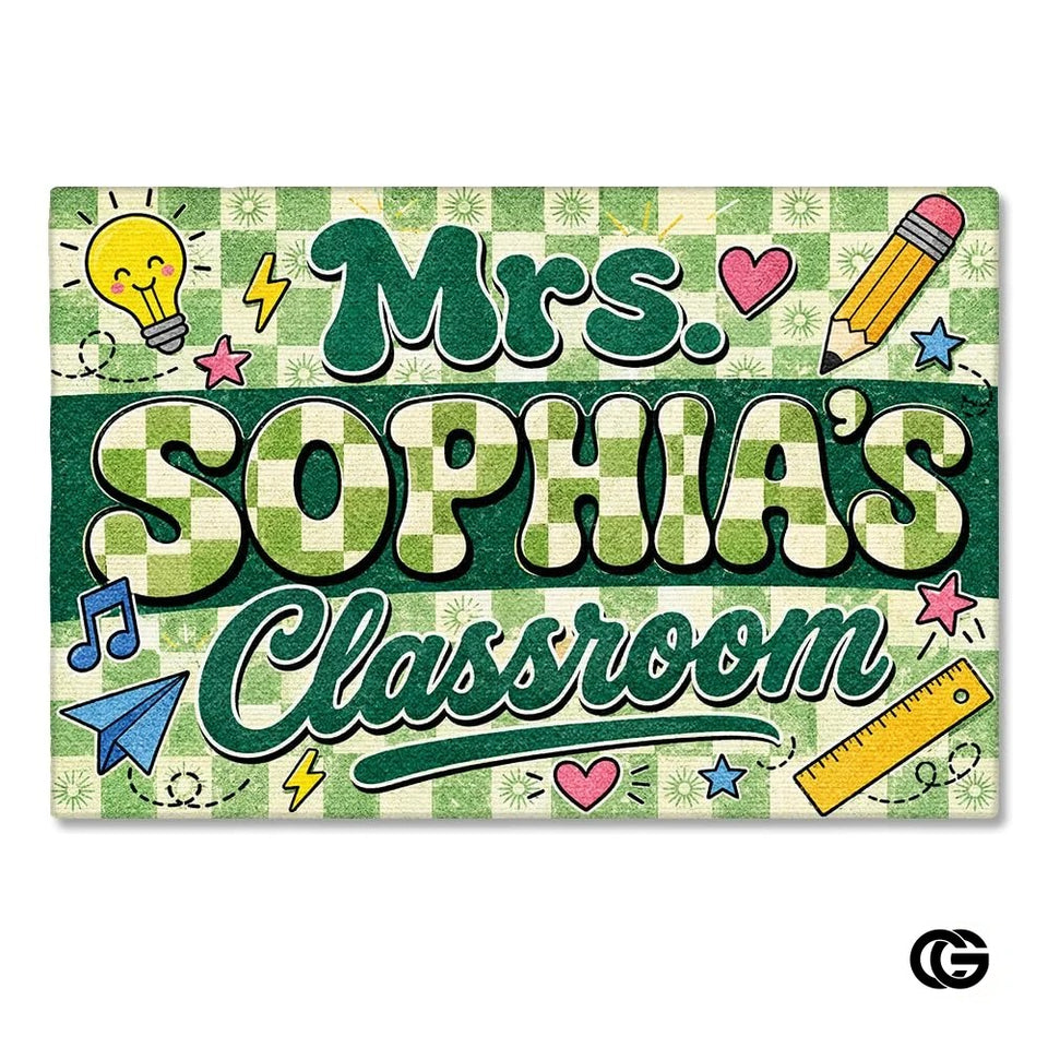 Personalized Welcome Doormat with Family Name and Address