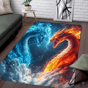 Close up illustration detail of the fiery dragon with glowing amber embers. - thumbnail image 2 of 8