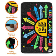 Personalized Welcome Doormat with Family Name and Address - Be