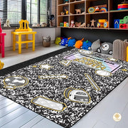 Custom Composition Notebook Classroom Rug for Kids