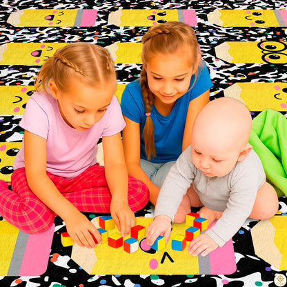 Custom Spanish ABC Classroom Rug for Playroom and School