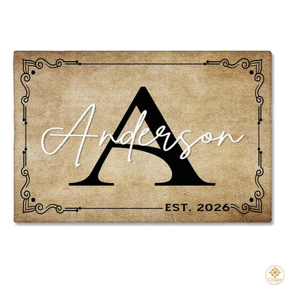 Custom Monogram Doormat