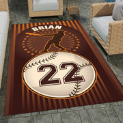 Detailed view of the premium edge stitching and warm brown pinstripes on microfiber - thumbnail image 7 of 7