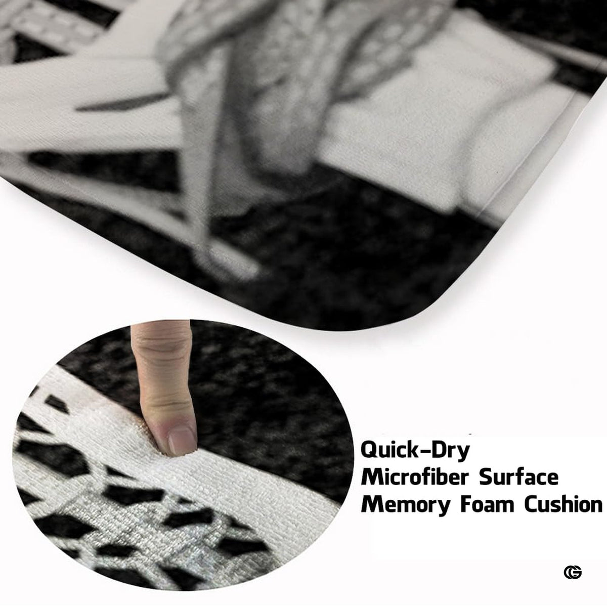 Detailed graphic print showing lacrosse ball trapped in mesh pocket motif. - image 8 of 9