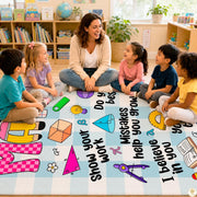 Custom Math Area Rug