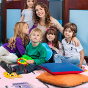Students and teacher gathered in an educational reading corner with the rug - thumbnail image 7 of 7