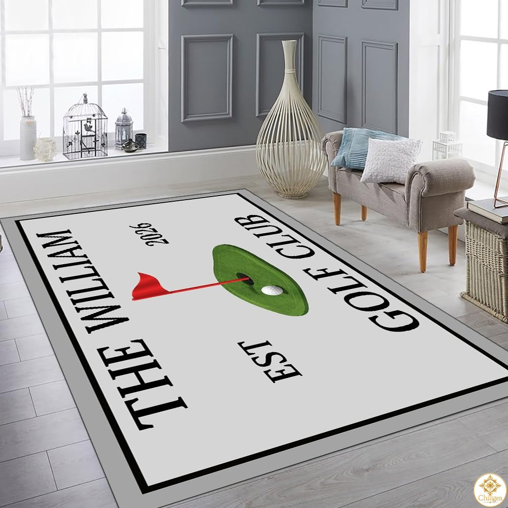 Custom Golf Area Rug