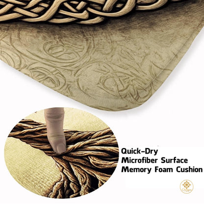 Custom Celtic Tree of Life Welcome Mat for Entryway and Living Room