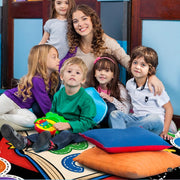 Educational reading corner floor accent arranged in a bright creative learning space. - thumbnail image 6 of 7