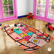 Custom Composition Notebook Classroom Rug for Kids