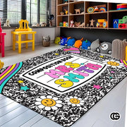 Custom Notebook Welcome Mat for Classroom and Bedroom - Composition #4 / 2' x 3' (Rectangular)