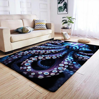Custom Octopus Welcome Mat for Front Door and Entryway