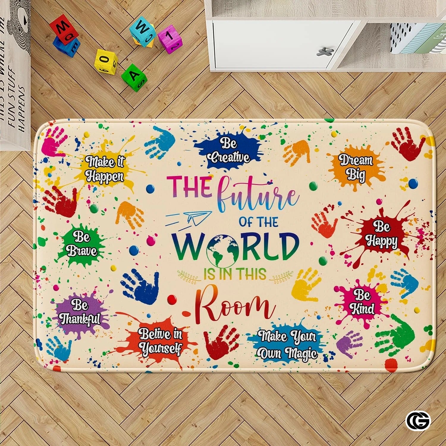 Custom Family Name Doormat with Monogram and House Address - The Future